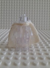 LEGO CUSTOM - WHITE - Minifigure Cape Cloth Aspect Fourrure - Style Fur