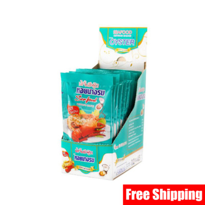 12 Pcs. Thai Seafood Dipping Spicy Sauce 45g, Portable size