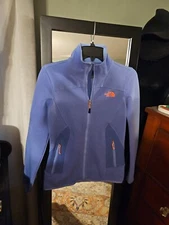 The North Face Polyester 2 Tone Purple Jacket Pink Pulls XS