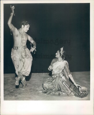 Press Photo Bharatiya Kala Kendra Dancers Krishna Kumar Uma Sharma