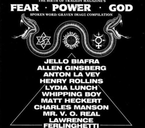 Various Artists Fear/Power/God: The Birth of Tragedy Magazine's Spoken Word (CD)