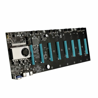 BTC-S37 マイニングマザーボード BTC-S37 Miner Motherboard 8 GPU PCIE x16 Plug DDR3 Low Power