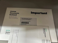 NEW HPE BD505A 0D1 HP iLO Advanced Server License 3Yr Support 872648-B21 SEALED