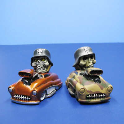 Jimmy Flintstone Lil Shitzz resin Surfer Numbskull aboard a '49 Merc LS8