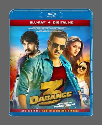 inrichting dwaas Sport Dabangg 3 Hindi/Bollywood new Movie ~ Blu-Ray disk ~ With English Subtitle  | eBay