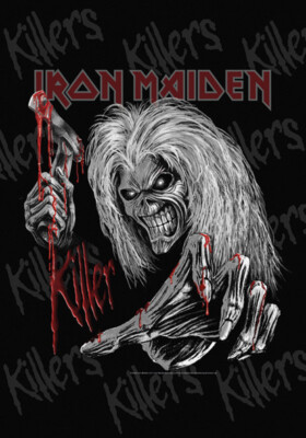 IRON MAIDEN FLAGGE FAHNE COLLAGE KILLERS # 3 POSTERFLAGGE STOFF POSTER FLAG
