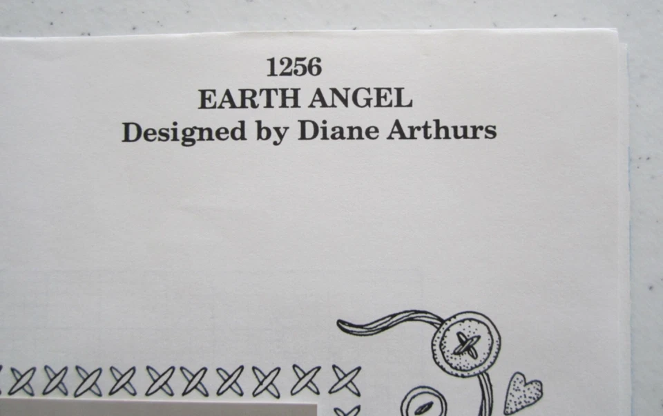 Earth Angel Cross Stitch Pattern 1256 Imaginating Diane Arthurs - Image 4 of 4