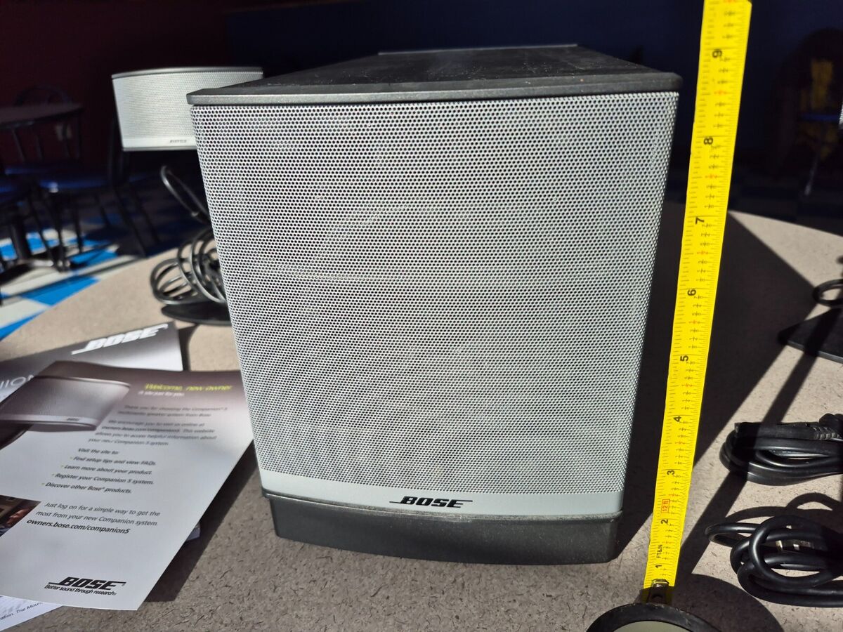 Bose Companion 5 Multimedia Speaker System w/ Subwoofer Bose Companion 5 Multimedia Speaker System w/ Subwoofer
