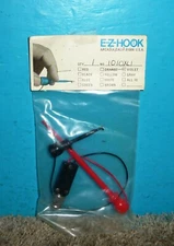 E-Z Hook 12 Inch BNC(m) to Twin Lead Red/Black Grabbers 1010XL-1 NOS 