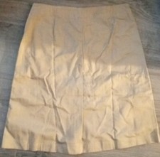Lands'End Women's Chino Skort Top Of Knee Color Khaki Size 0 25