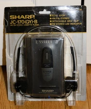 NOS Sharp Walkman Radio/Cassette JC-170(GY) - B