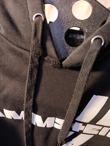 RAMMSTEIN HOODIE SMALL 1994 SWEATSHIRT REISE REISE GERMANY OFFICIAL RARE 2-sided - Afbeelding 9 van 17