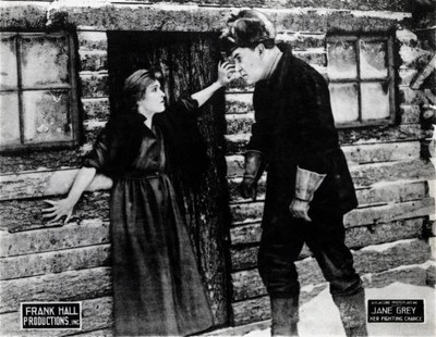 Actress Jane Grey Thomas Holding In A Scen 1917 OLD PHOTO