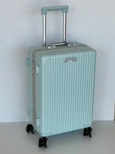 NOBL Travel Classic Carry-On Spinner 22” Polycarbonate TSA Lock Powder Blue