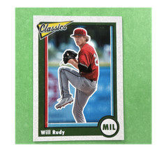 2023 Panini Chronicles Classics Will Rudy Rookie #14 Milwaukee Brewers Baseball