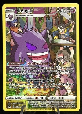 Pokémon TCG Gengar Trainer Gallery Tg06/tg30 2022 Sword Shield Lost Origin NM