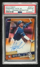 2019 Finest Orange Refractor 17/25 Fernando Tatis Jr PSA 10 GEM MT Auto tw0