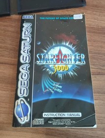 Starfighter 3000 Sega Saturn PAL complete with manual