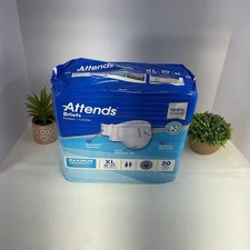 Attends Adult Briefs Size XL Maximum Absorbency  20 Count (B1)