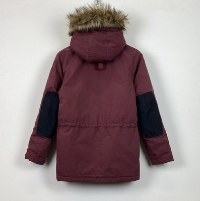 Carhartt W Trapper Parka Full Zip Jacket Faux Fur Hooded Women's