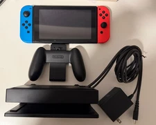 Nintendo Switch 32GB Gray Console with Neon Red and Neon Blue Joy-Con