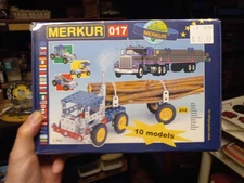 Merkur 017 Truck Metal Building Set SEALED NIB CZECH REPUBLIC MADE