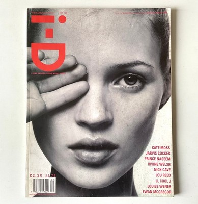 i-D Magazine | Feb 96 | Kate Moss | Lou Reed, Milla Jovovich. Alexander McQueen