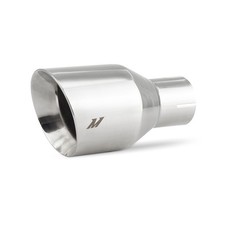 Mishimoto For Clamp-on Double Wall Exhaust Tip 2.5 Inlet Slash Cut - Polished
