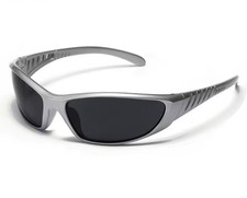 Y2K stylish silver sunglasses futuristic look for men and women