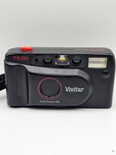Vivitar PS45s 35mm Point Shoot Film Camera Autofocus Flash Untested