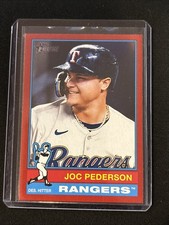 🔥Joc Pederson 2025 Topps Heritage #158 Red Border Texas Rangers