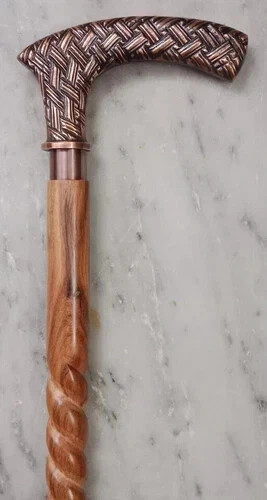 36'' Antique Style Victorian Solid Brass Head Han… - image 2