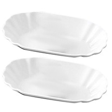  2 Pcs Vassoio Per Snack Piccole Piastre Di Ceramica Piatti Da Cucina