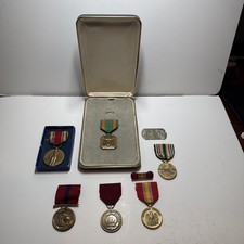 Group Lot Of WWII U.S. Navy Medals-Dog Tag