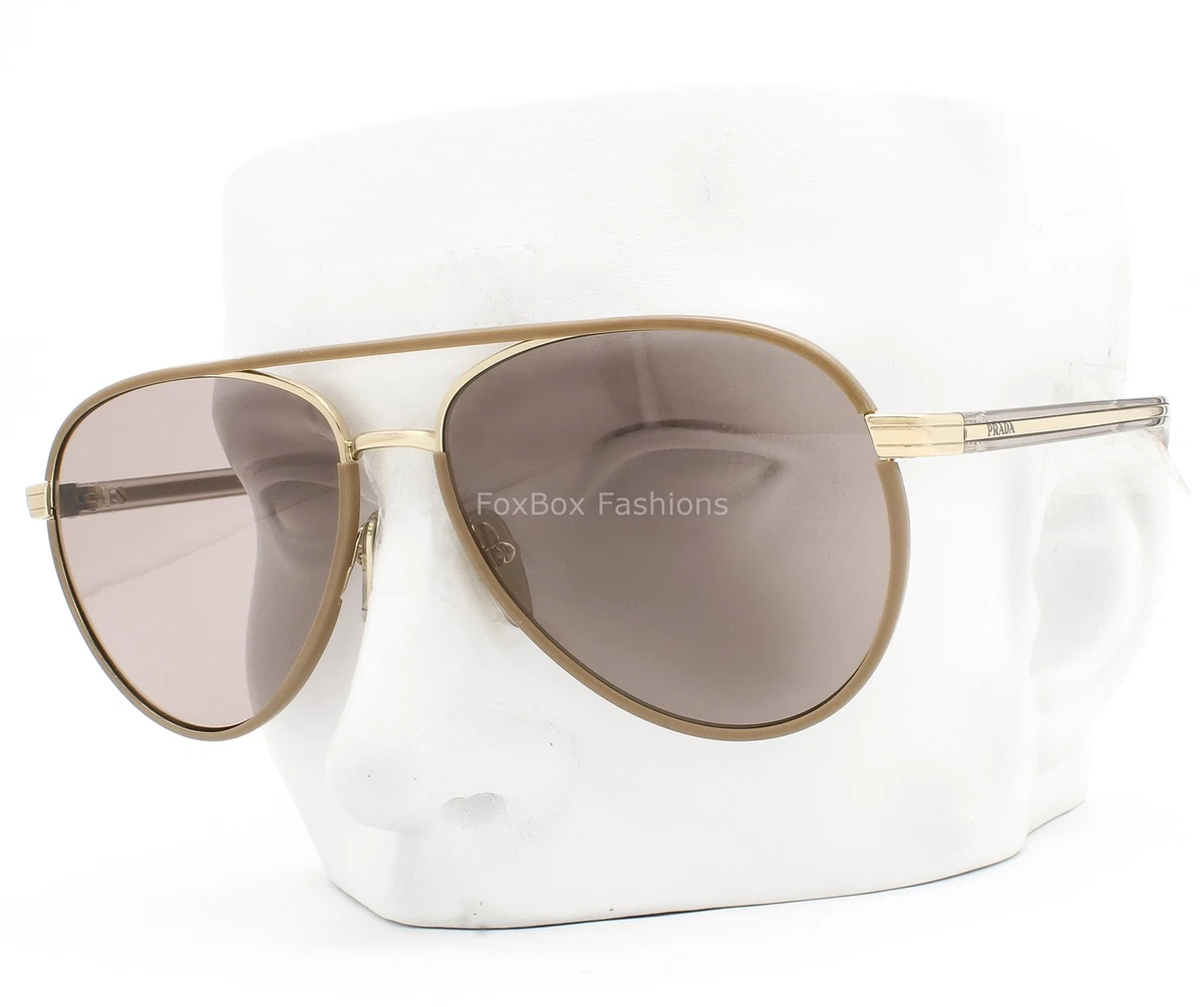 PRADA Gold Aviator Sunglasses for Men for sale | eBay display picture 2