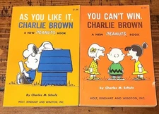 As You Like It & You Can't Win Charlie Brown Peanuts Lot x2 Charles M Schulz 