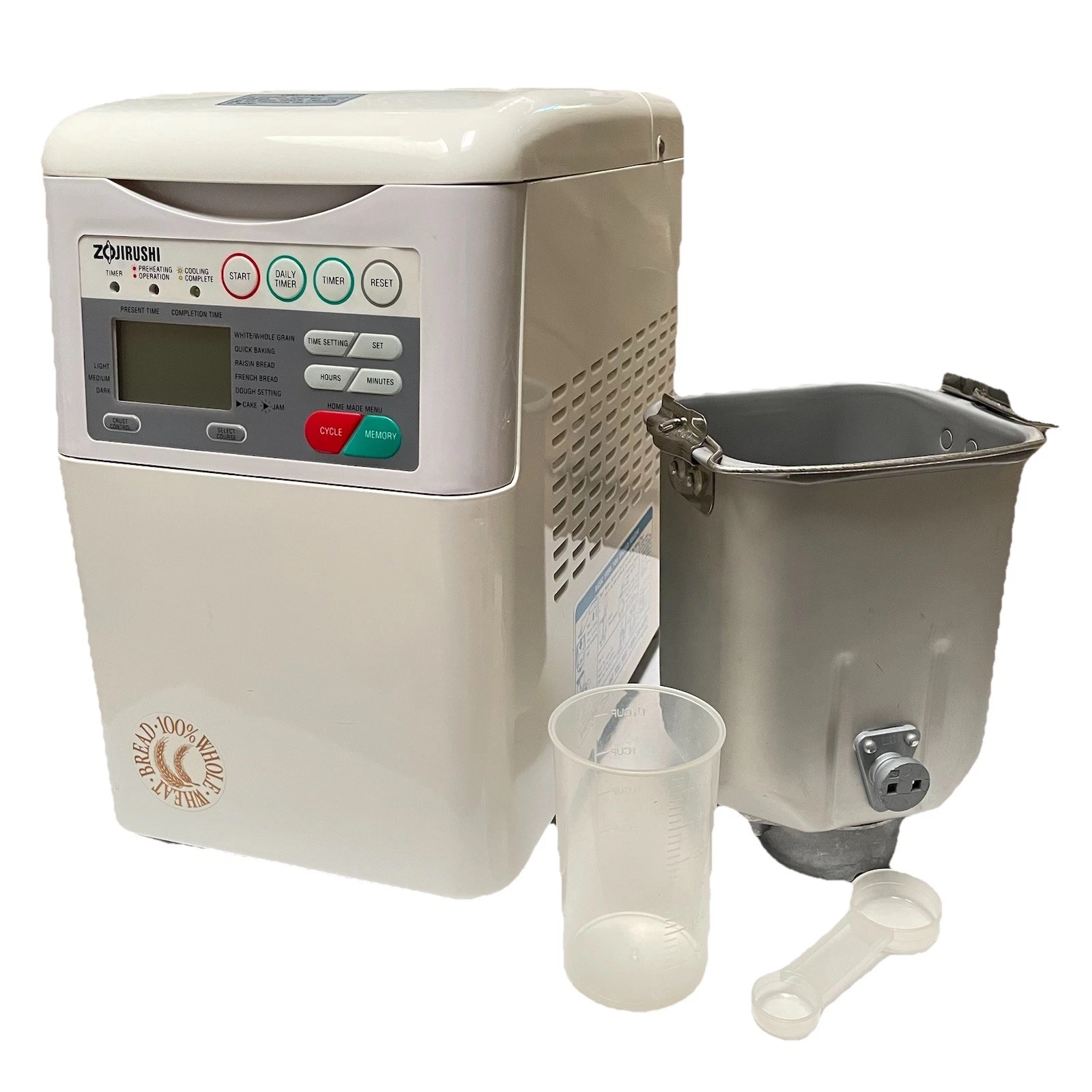 Zojirushi Home Bakery Programmable Bread Maker Model BBCC-S15A Tested & Works
Opens in a new window 