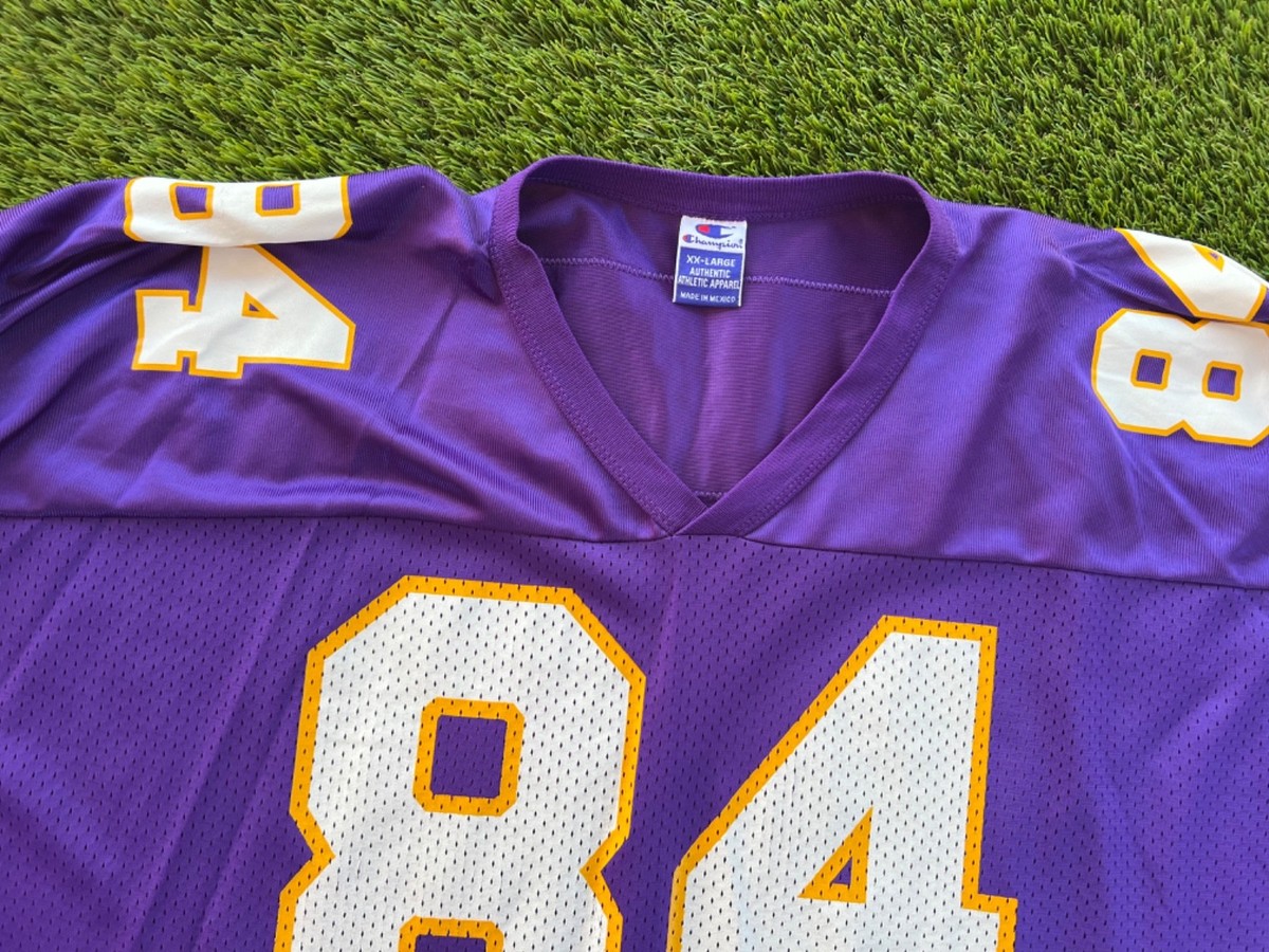 Vintage Champion x Minnesota Vikings #84 Authentic NFL Football