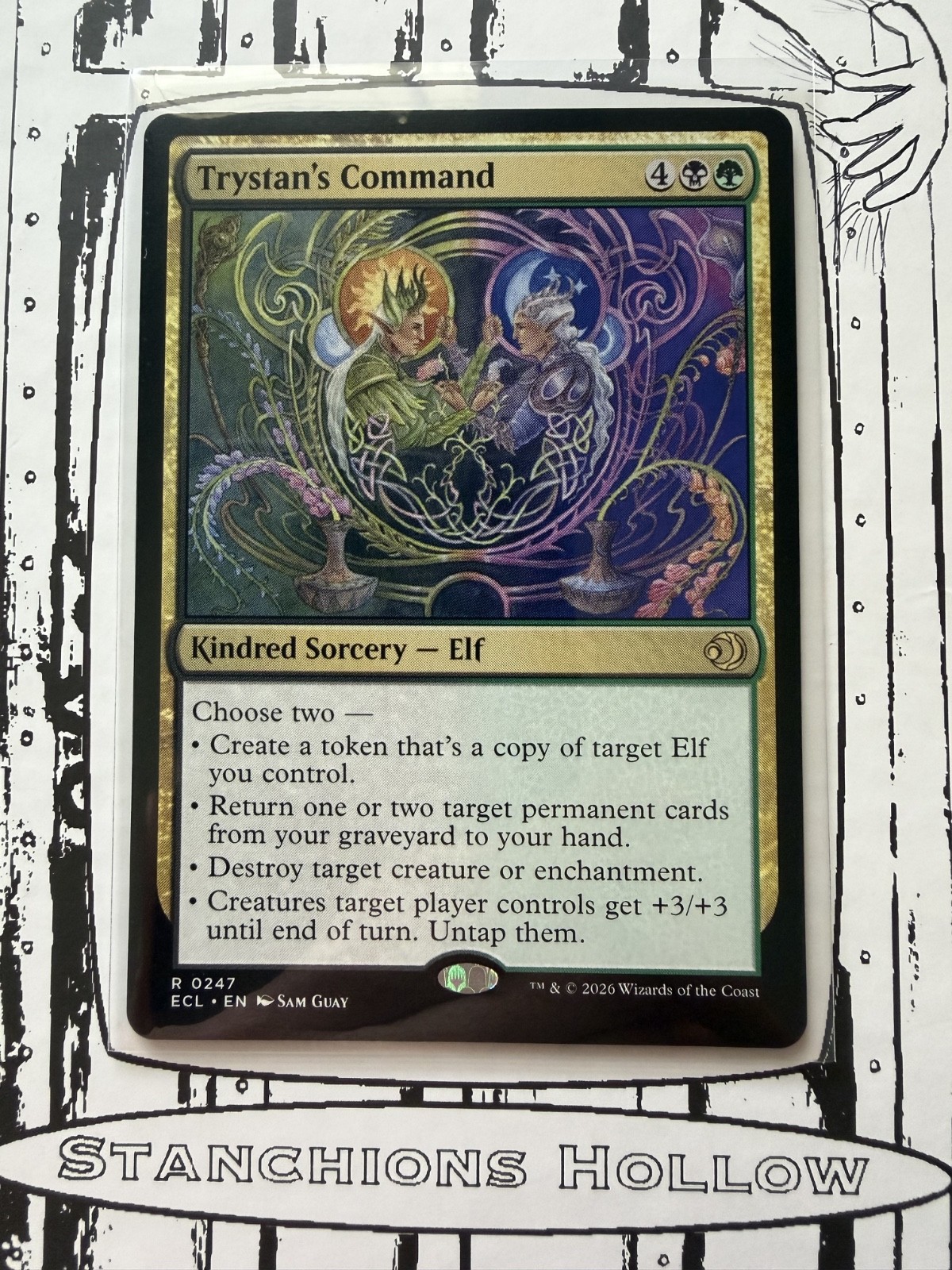 MTG Trystan's Command - Lorwyn Eclipsed (ECL) R 0247 Near Mint