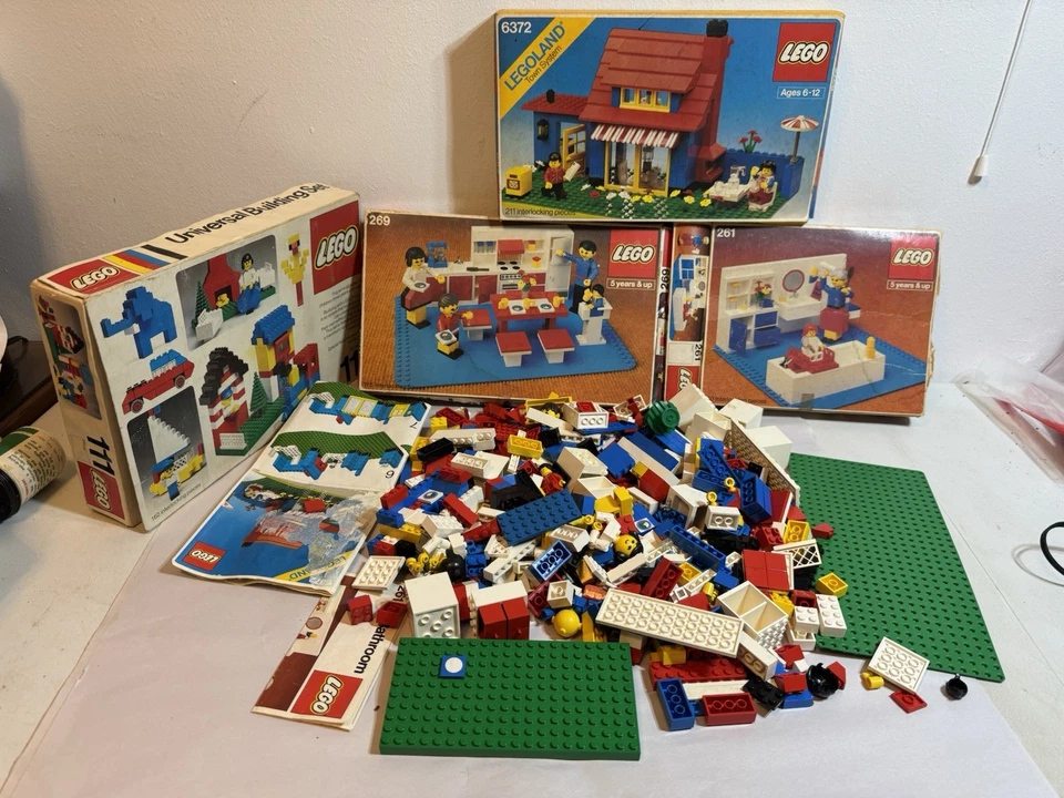 lote lego vintage 6372 261 269 111 LEER baño ama de casa cocina casa de pueblo Foto 2 de 4