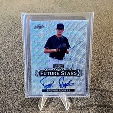 2017 Leaf Draft Future Stars Trevor Rogers FS-TR1 Silver Wave Auto 