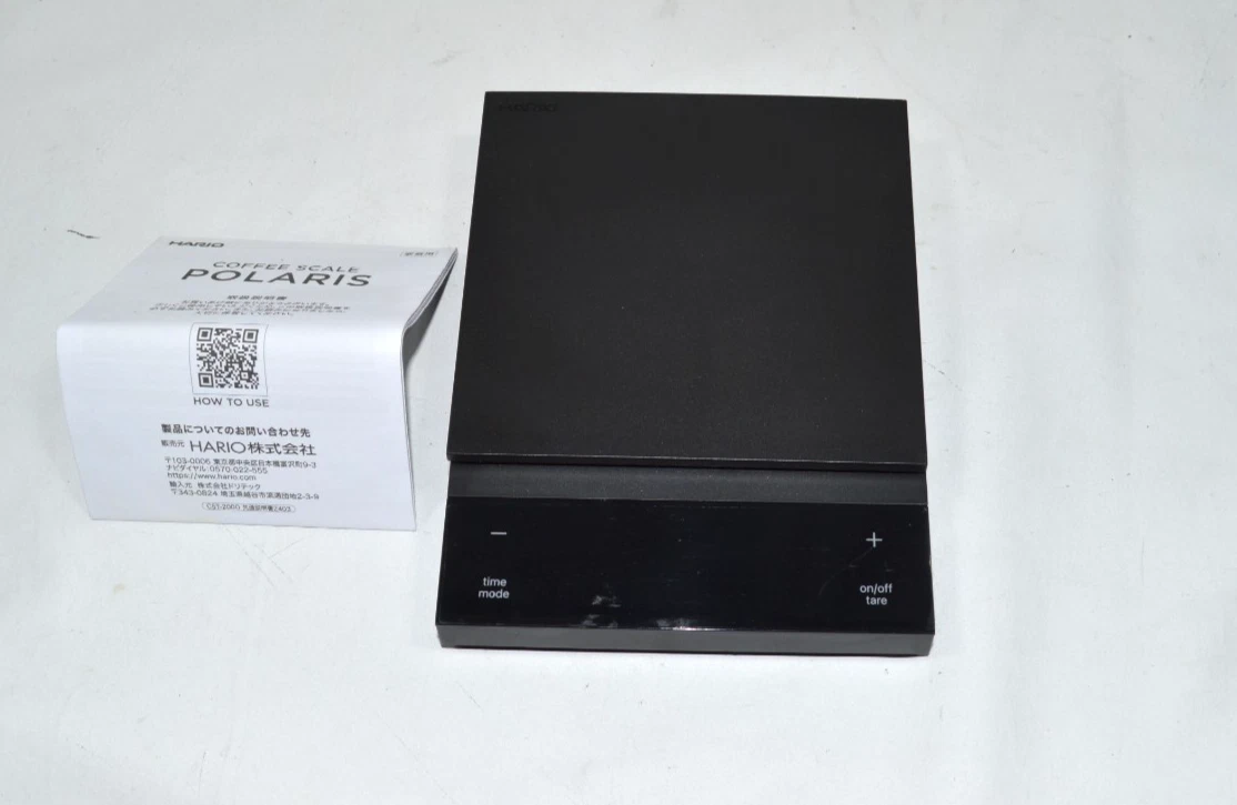 New NWOB! HARIO Polaris CST-2000-B Coffee Scale, Black