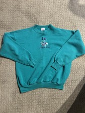 Vintage Wyoming Sweatshirt Size Large Jackson Hole Hanes 90s USA Flowers