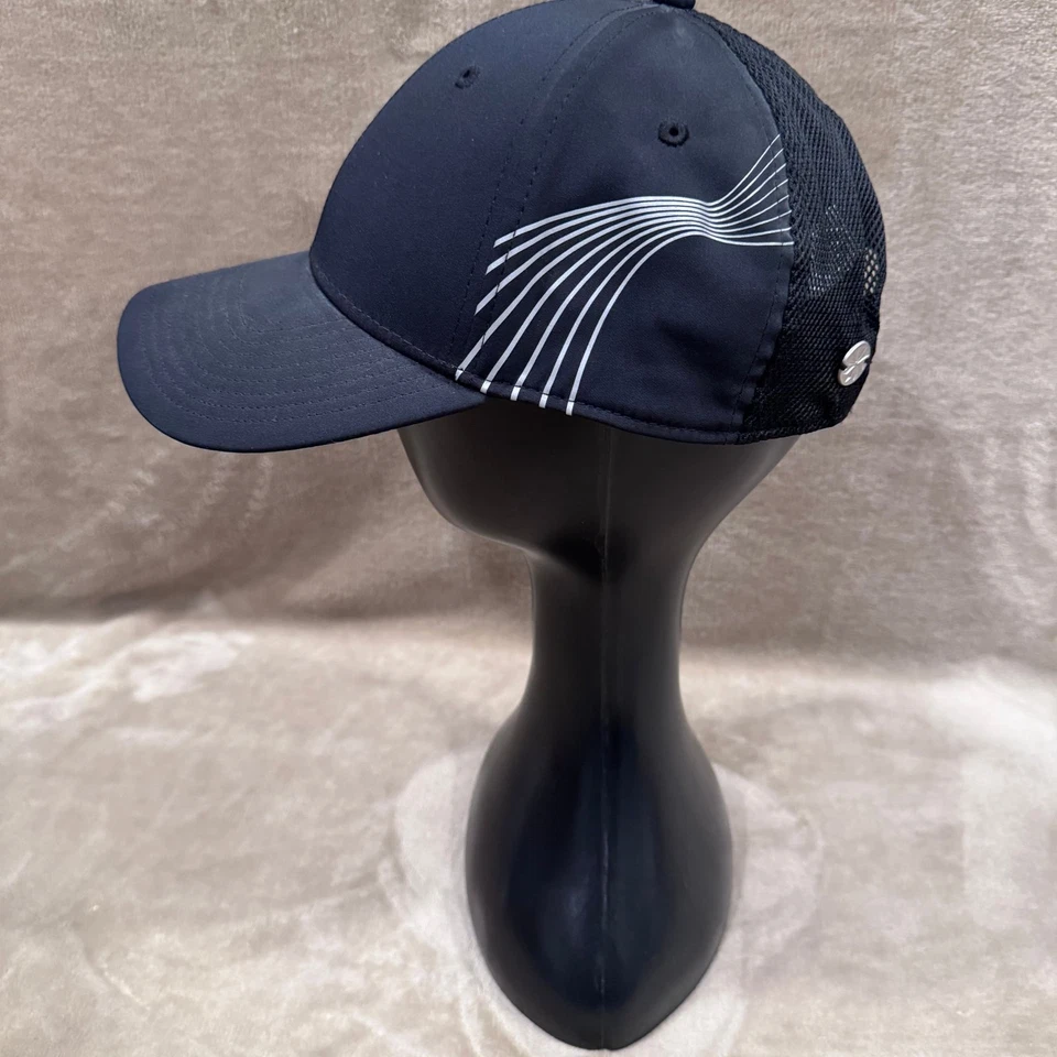 Gorra Athleta Trucker Adulto Talla Única Ajustable Malla Negra Correr Gimnasio Atletismo Foto 2 de 4