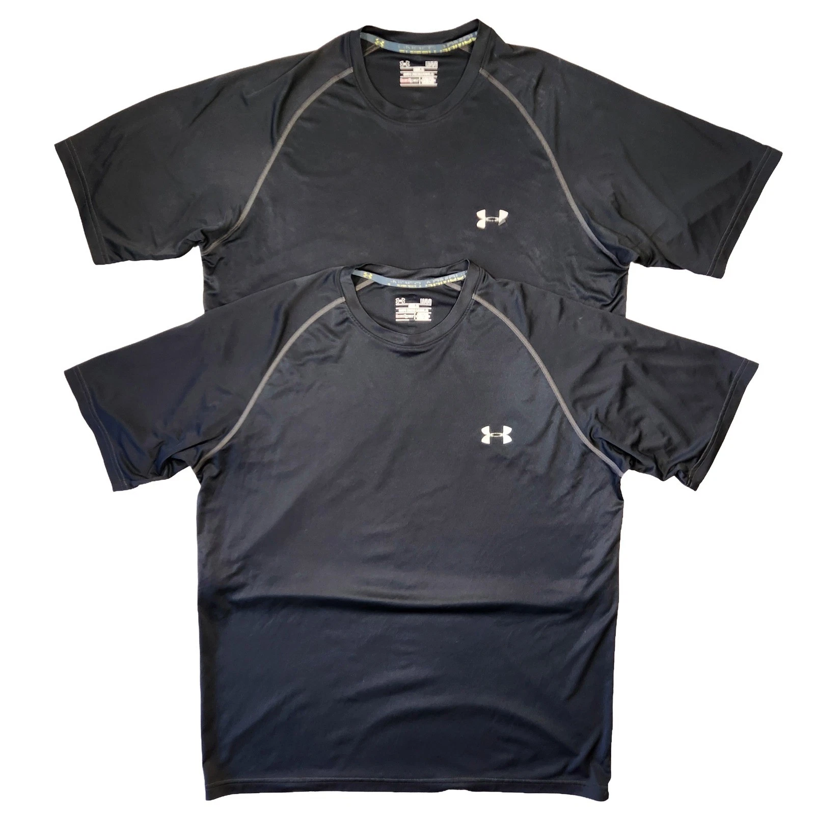 Under Armour Shirts Mens M HeatGear Athletic Training Gym Workout Athleisure