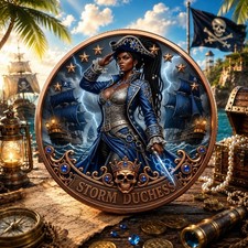 2026 Beauty Pirates Series: Storm Duchess 1oz UHR Copper Coin