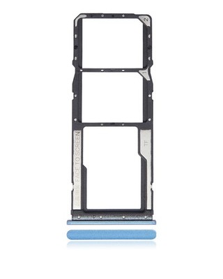 Replacement Dual Sim Card Tray Compatible For Xiaomi Redmi 10 (Sea Blue)