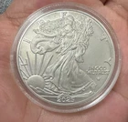 2025-(P) 1 oz American Silver Eagle Coin BU (Eagle Privy)