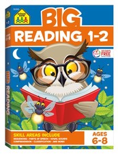 School Zone Big Reading 1-2 Workbook: 320 Pages, 1st Grade, 2nd Grade, Story Ord