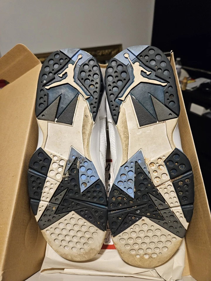 Talla 10.5 - Air Jordan 7 Retro 2002 Azul Francés Foto 2 de 4